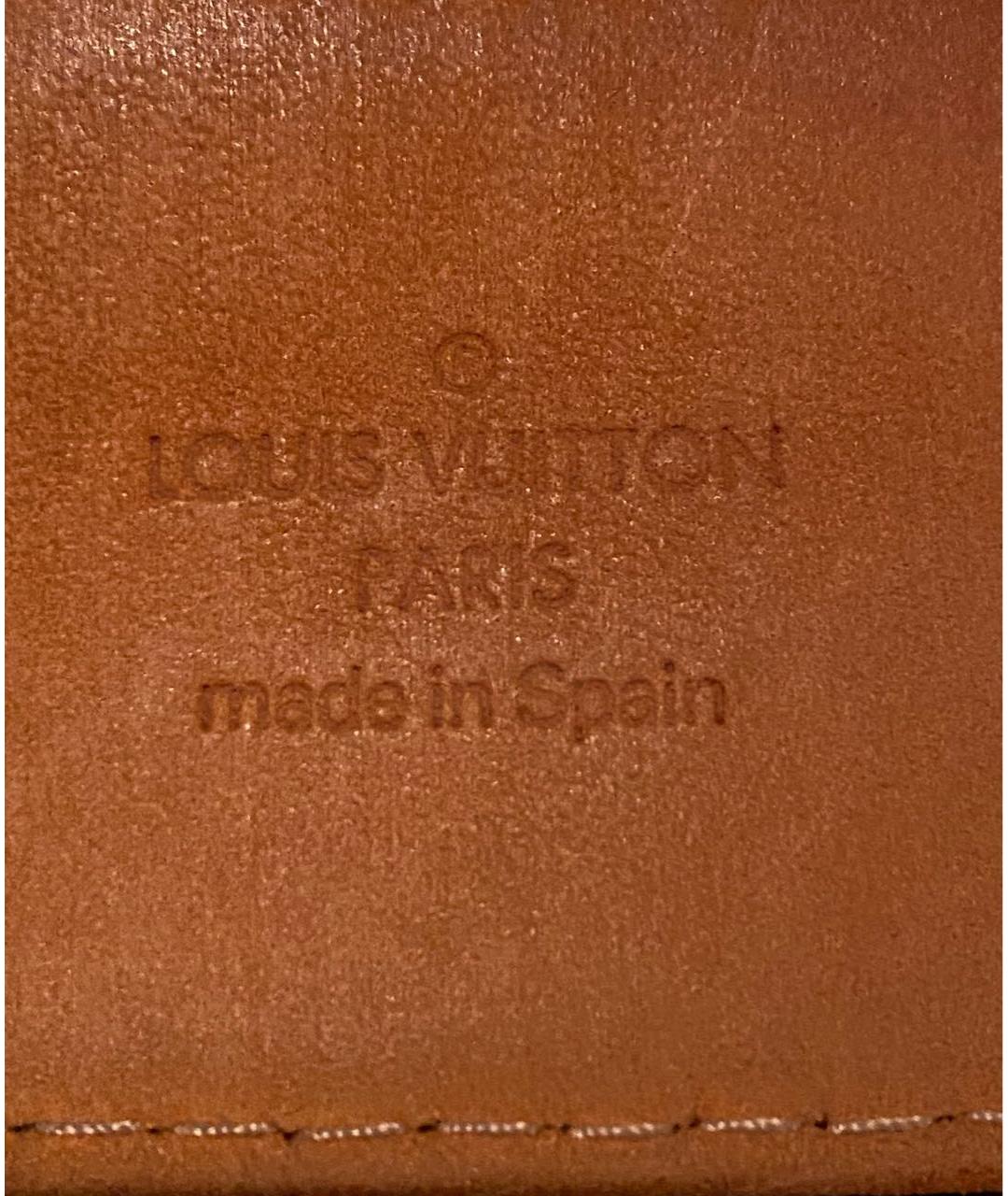 LOUIS VUITTON Черный кожаный ремень, фото 4