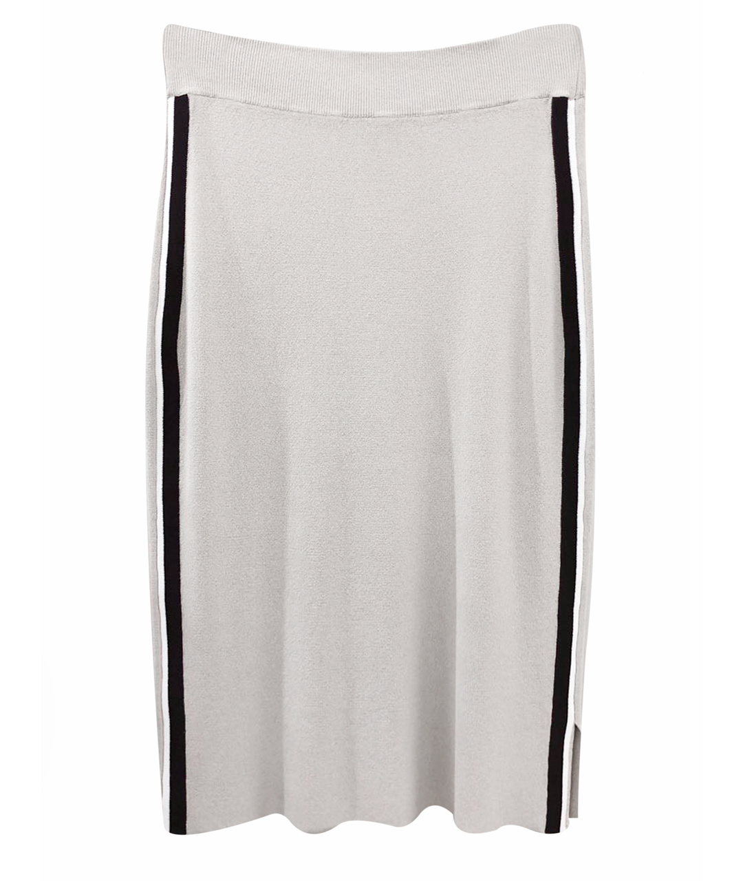 PANICALE Бежевая вискозная юбка миди, фото 1