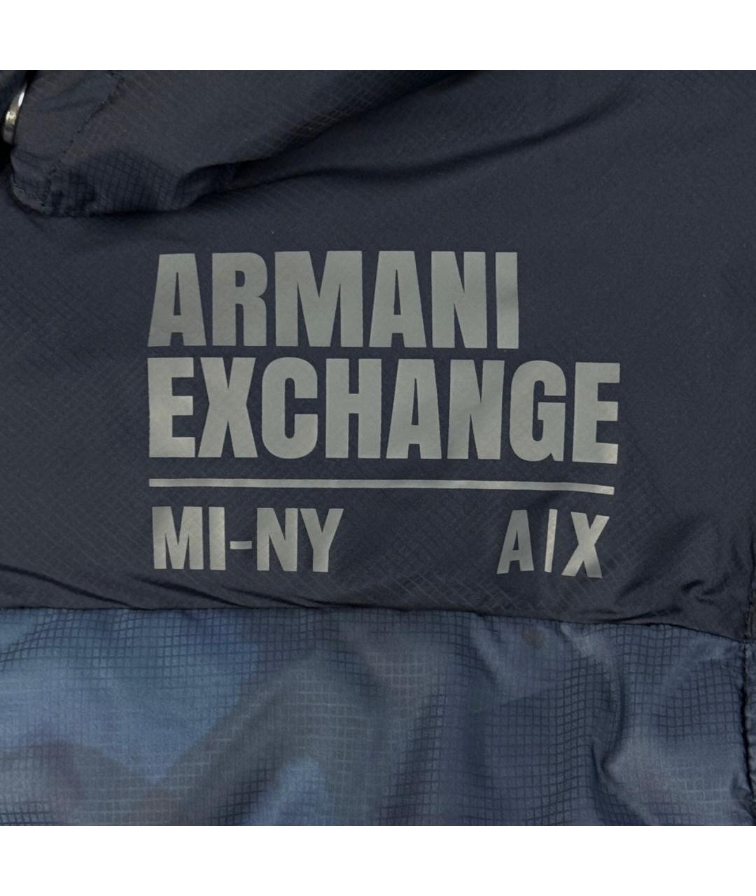 ARMANI EXCHANGE Темно-синий пуховик, фото 3