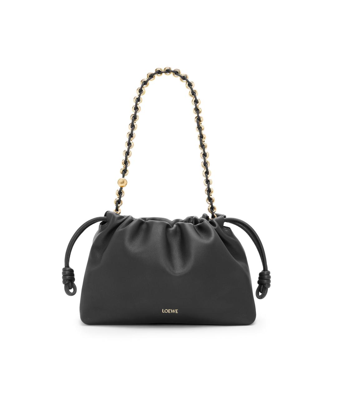 LOEWE Черная кожаная сумка через плечо, фото 5