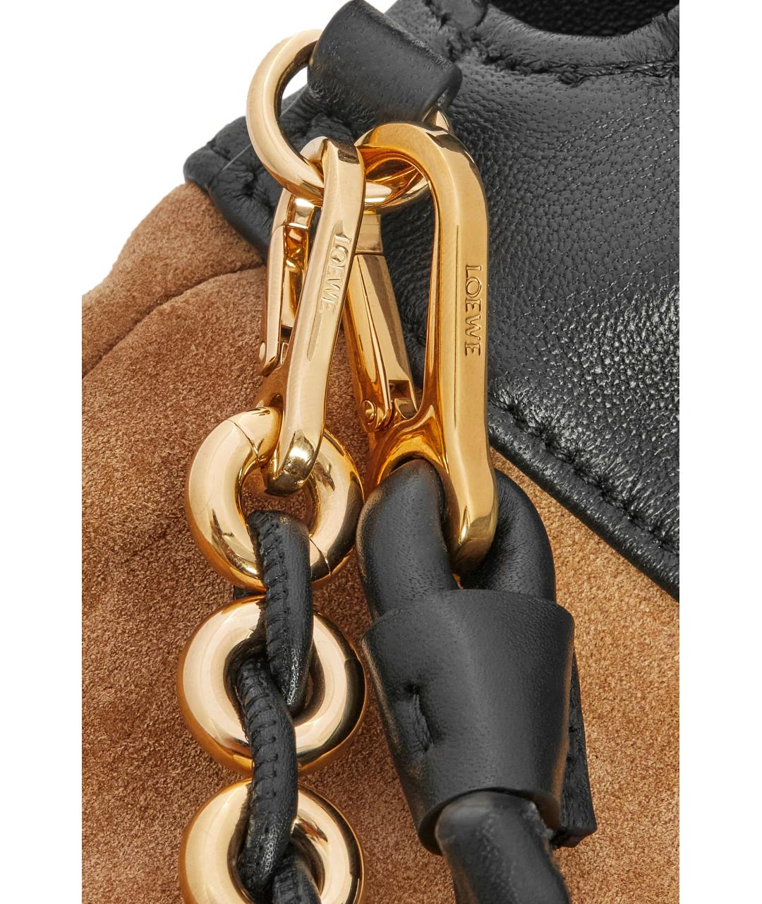 LOEWE Черная кожаная сумка через плечо, фото 6