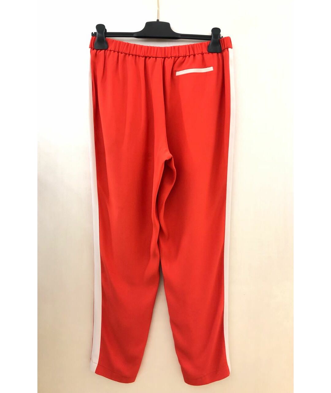 PANICALE Коралловые ацетатные прямые брюки, фото 2