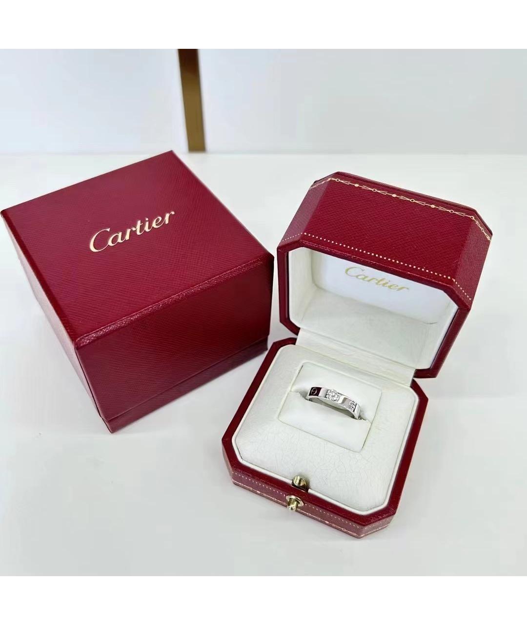 CARTIER Белое кольцо из белого золота, фото 3