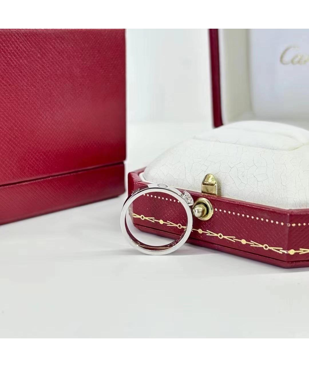 CARTIER Белое кольцо из белого золота, фото 6