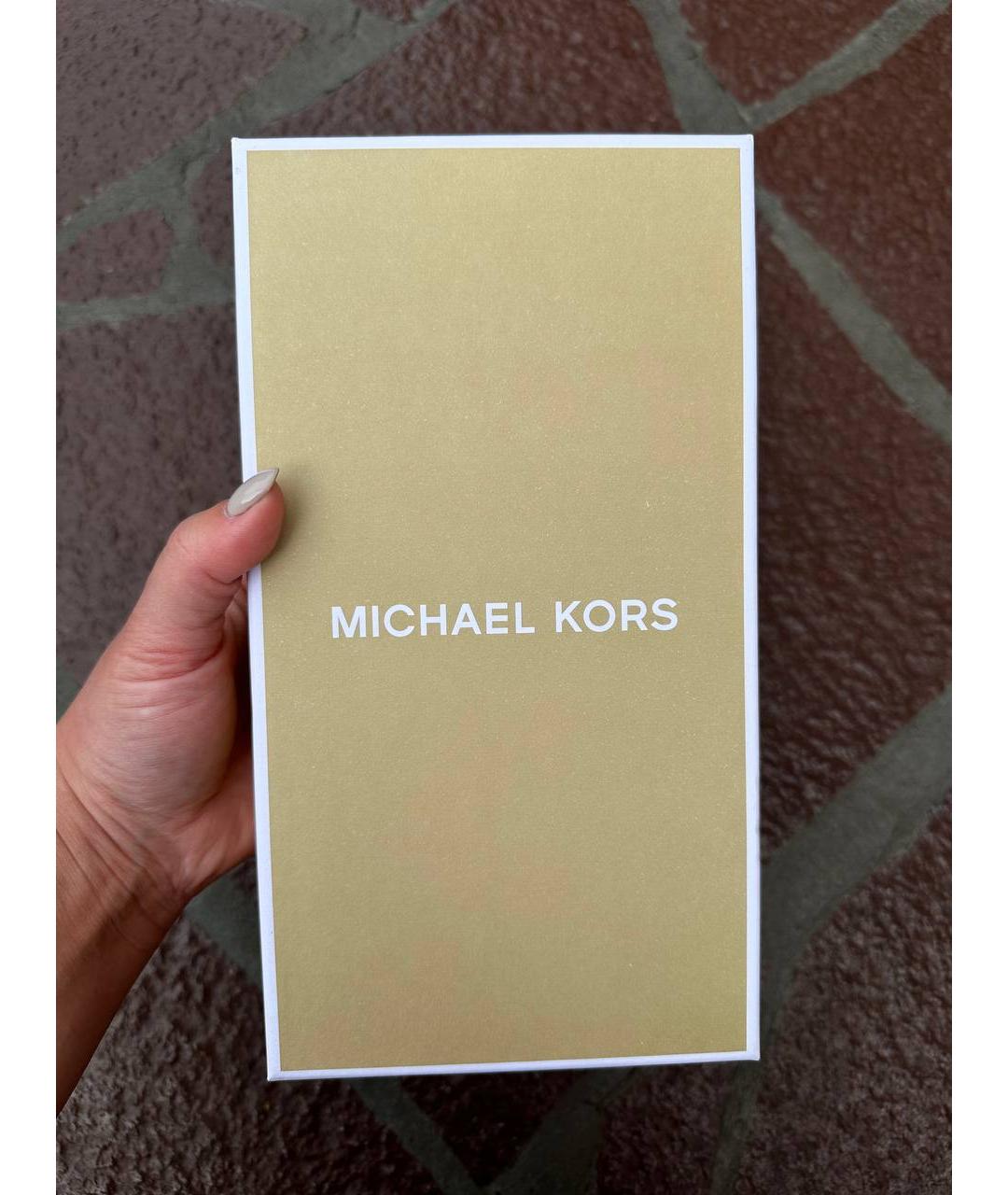 MICHAEL KORS Бежевый ремень, фото 4