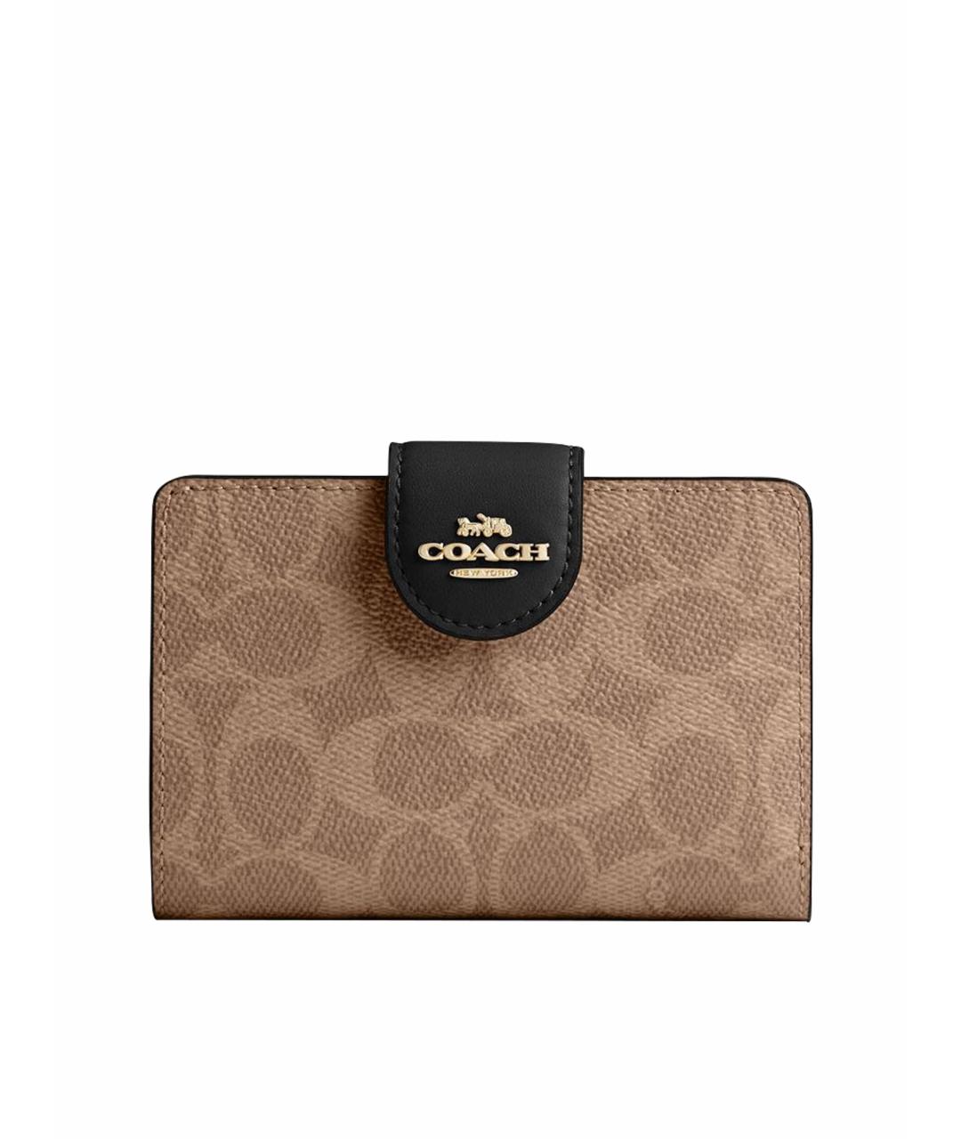 COACH Коричневый кошелек, фото 1