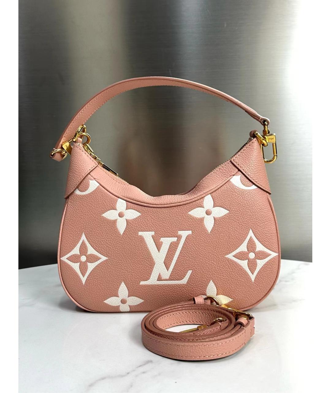 LOUIS VUITTON Розовая кожаная сумка через плечо, фото 5