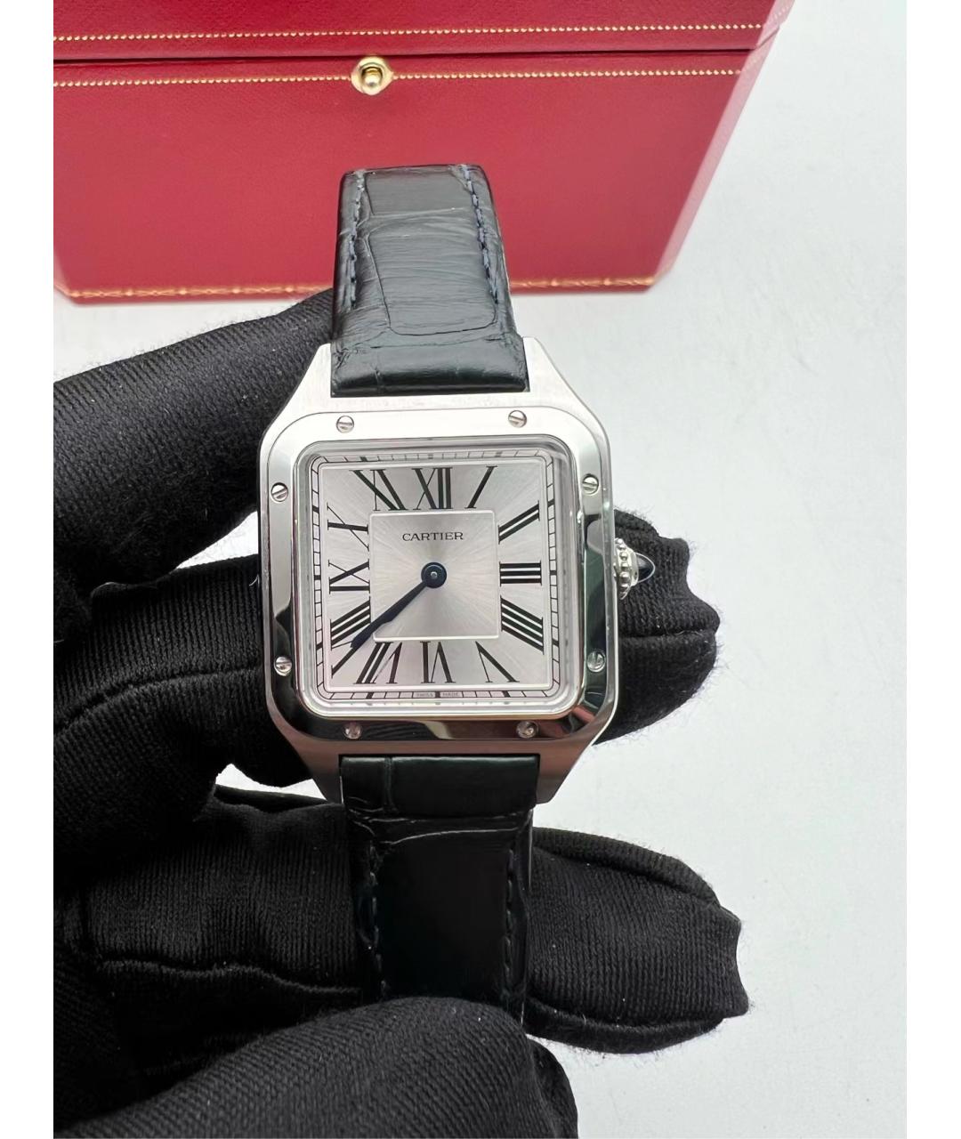 CARTIER Белые часы, фото 6