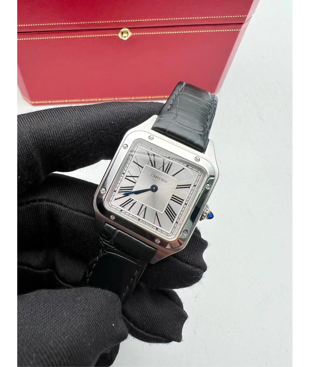 CARTIER Белые часы, фото 7