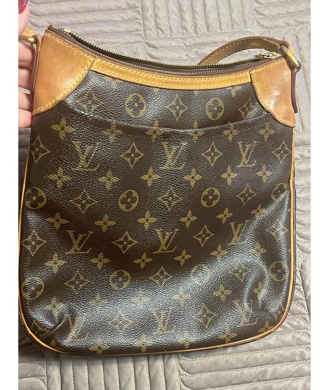 LOUIS VUITTON Коричневая сумка через плечо, фото 1