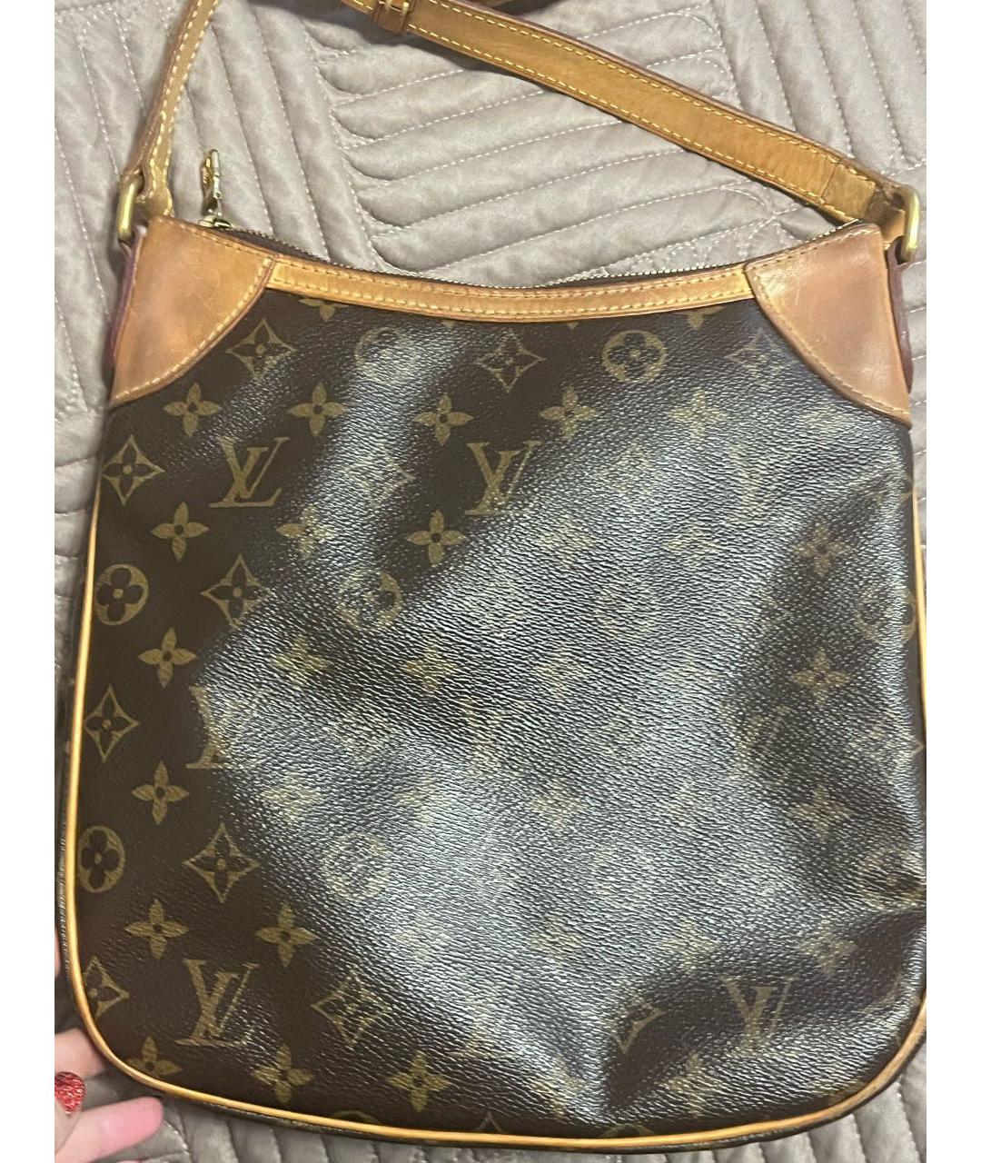 LOUIS VUITTON Коричневая сумка через плечо, фото 3