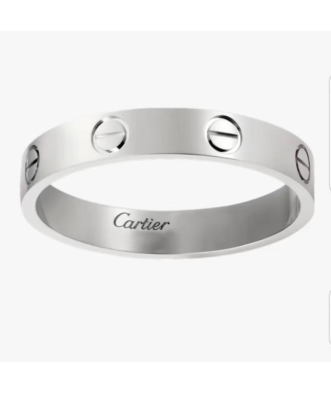 CARTIER Белое кольцо из белого золота, фото 6