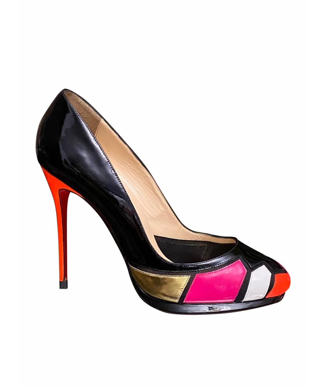 CHRISTIAN LOUBOUTIN Мульти туфли из лакированной кожи, фото 1