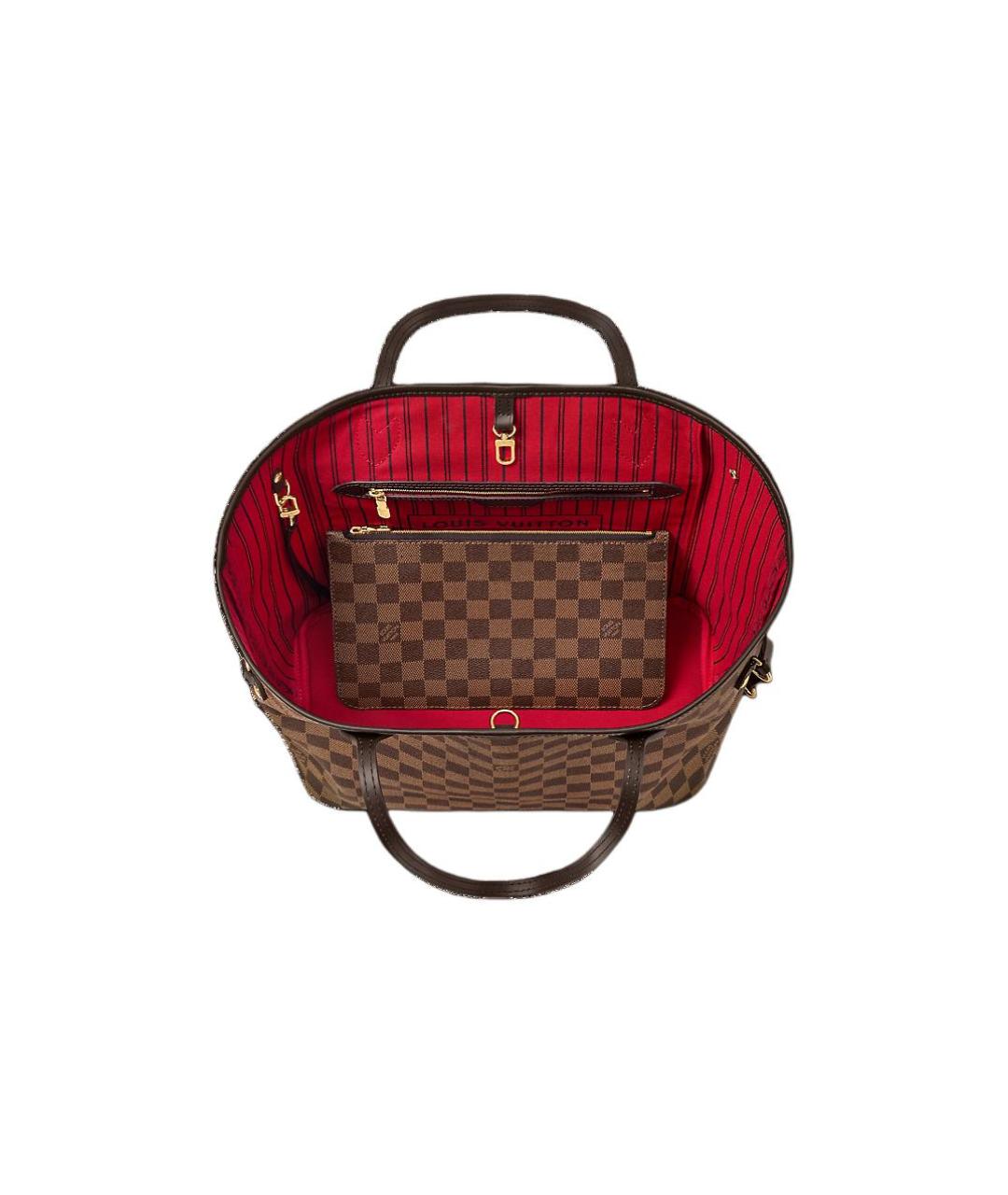 LOUIS VUITTON Коричневая сумка через плечо, фото 3