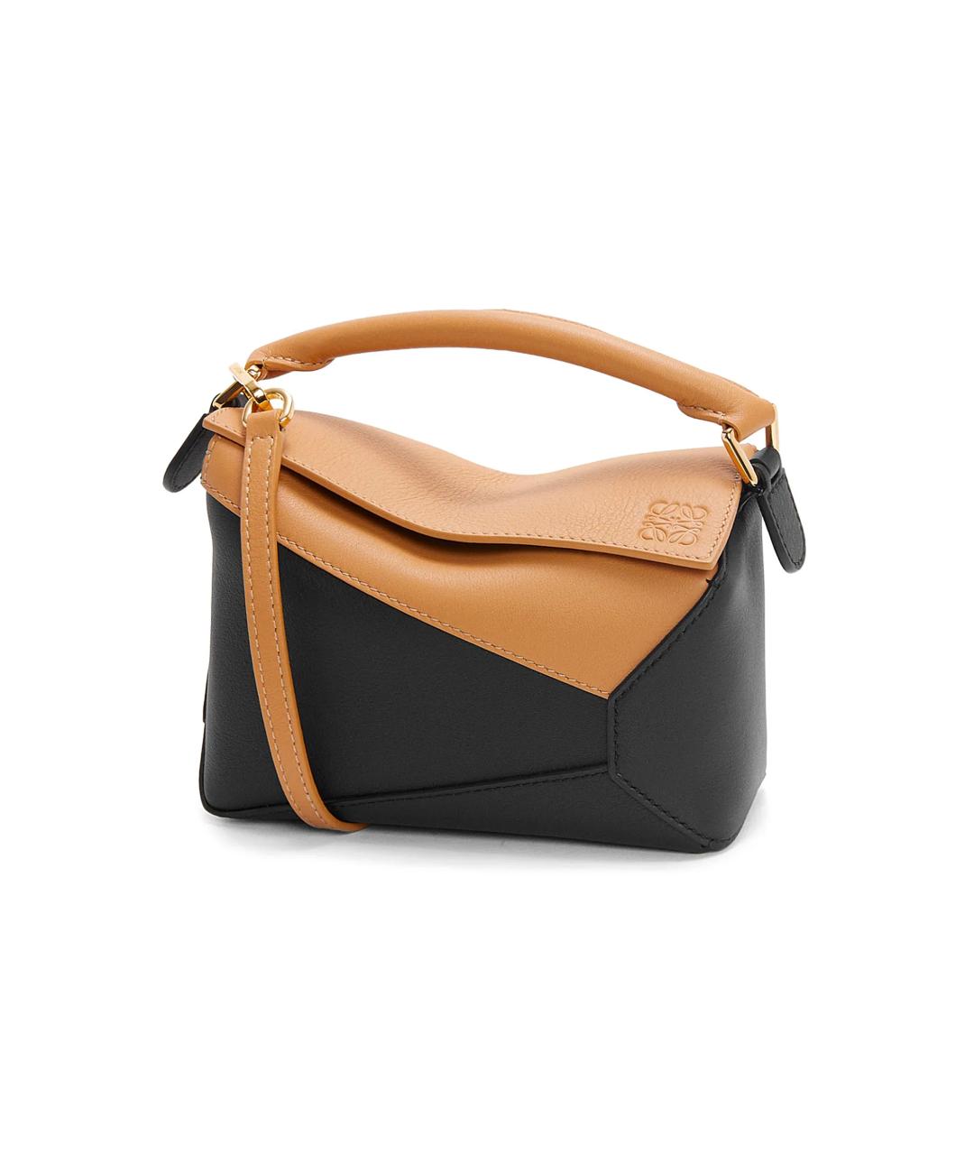 LOEWE Черная кожаная сумка через плечо, фото 1