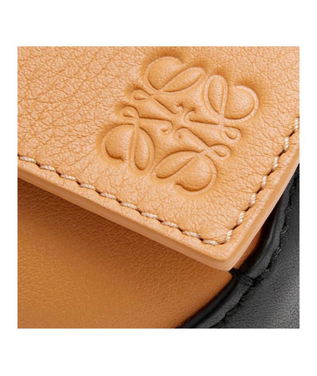 LOEWE Черная кожаная сумка через плечо, фото 7