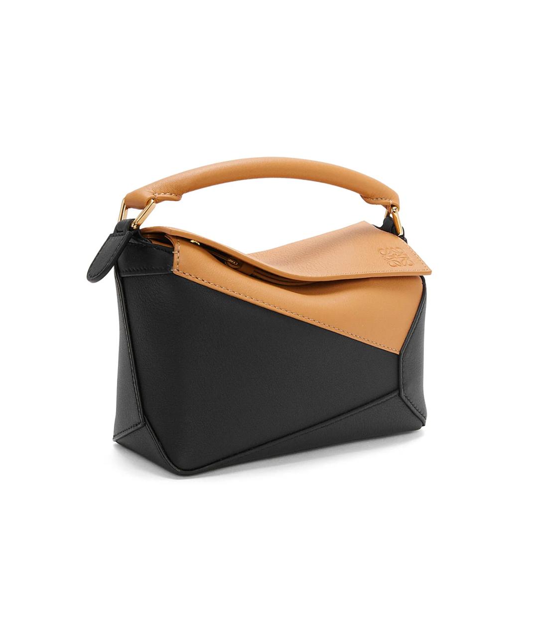 LOEWE Черная кожаная сумка через плечо, фото 3