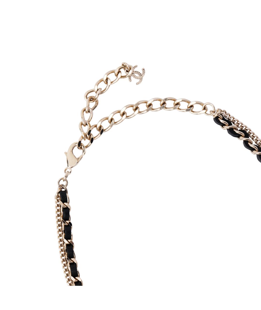 CHANEL Серебряная металлическая цепочка, фото 3
