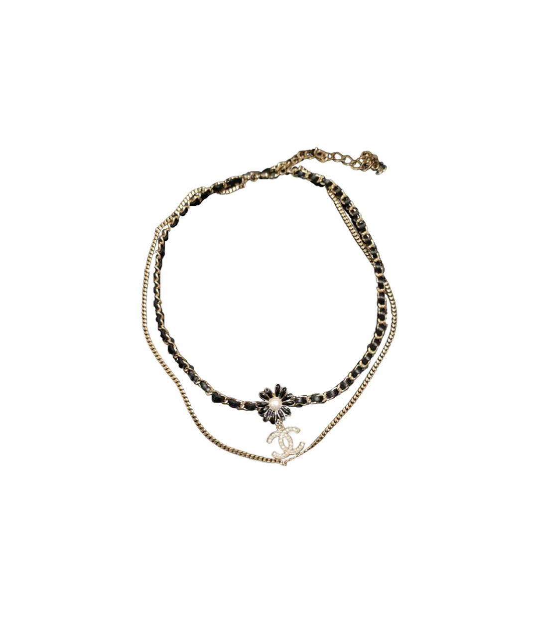 CHANEL Серебряная металлическая цепочка, фото 2