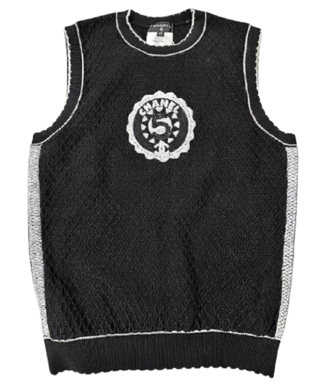 CHANEL Черный жилет, фото 1