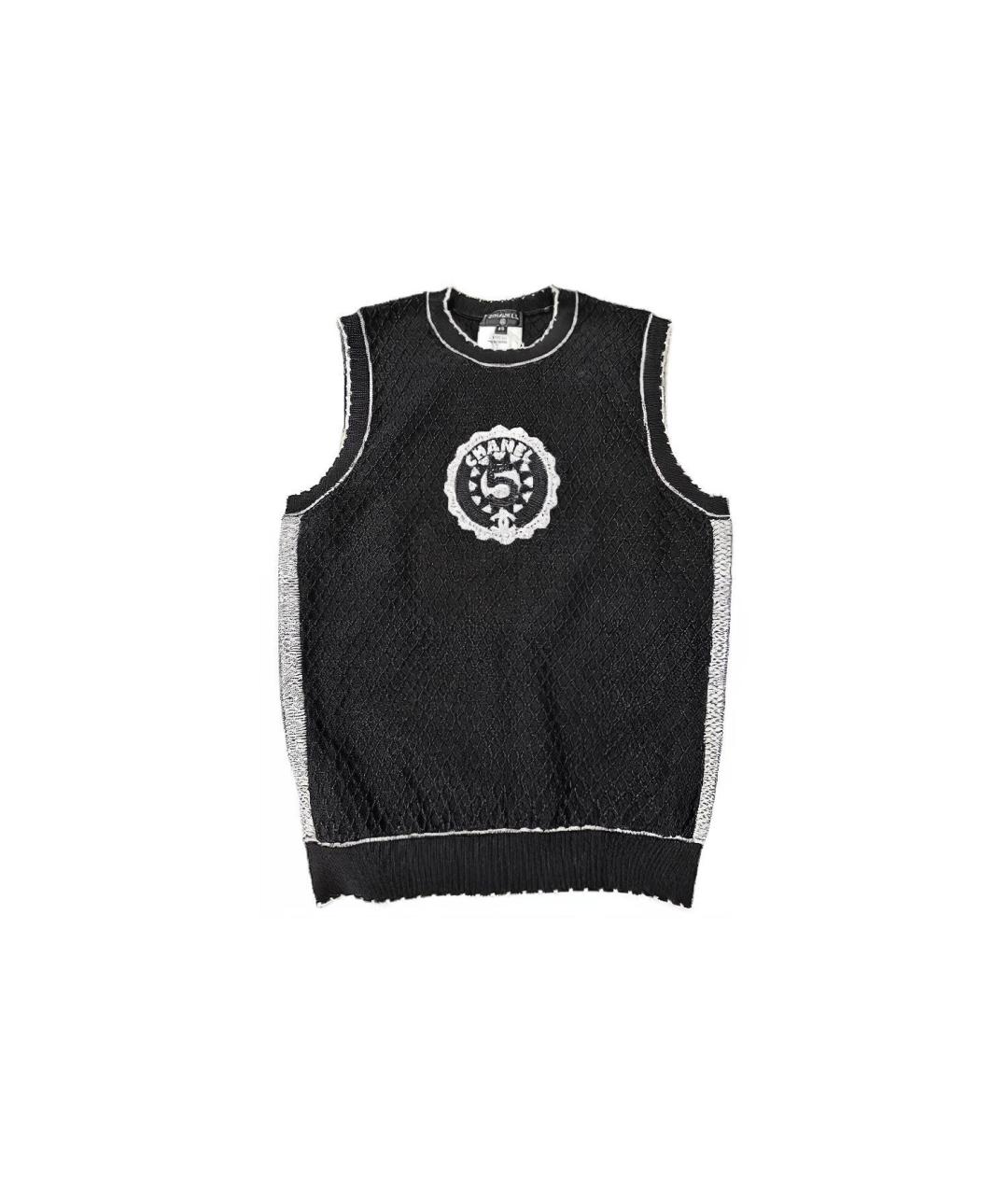 CHANEL Черный жилет, фото 5