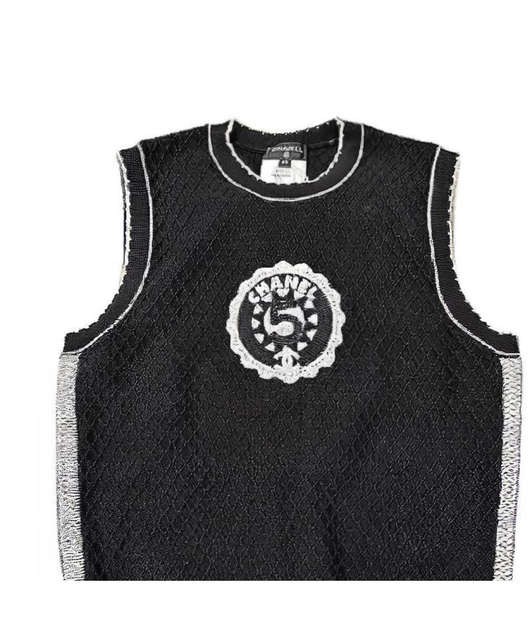 CHANEL Черный жилет, фото 2