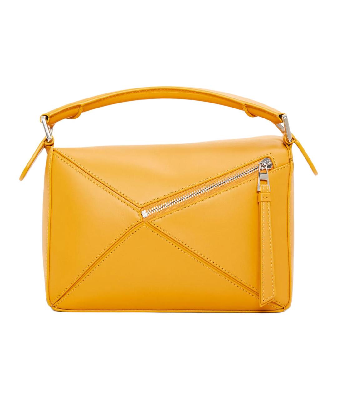 LOEWE Оранжевая кожаная сумка через плечо, фото 6