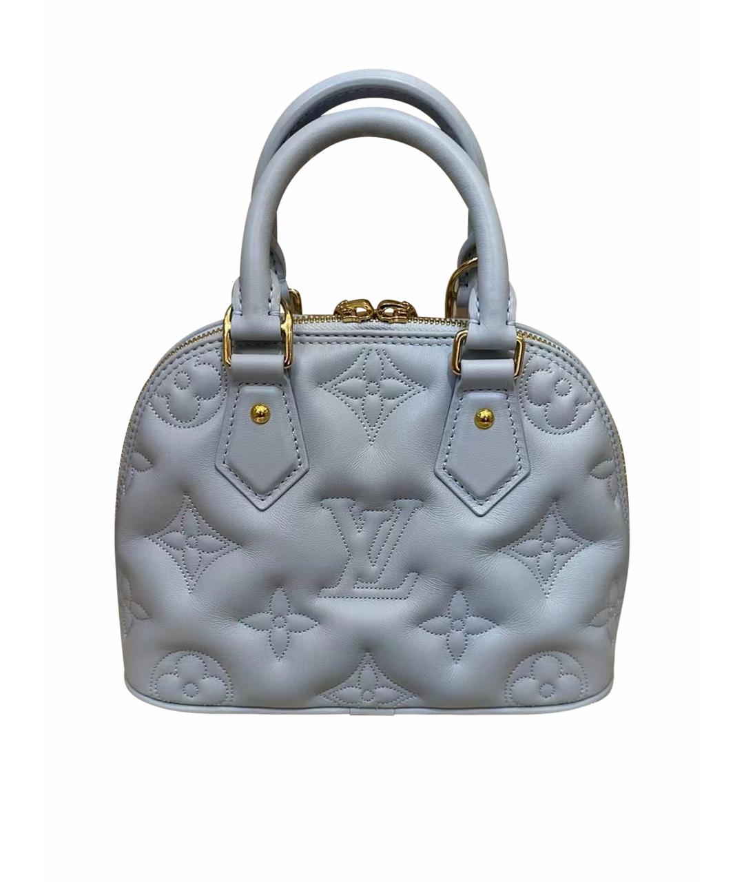 LOUIS VUITTON Синяя кожаная сумка через плечо, фото 1