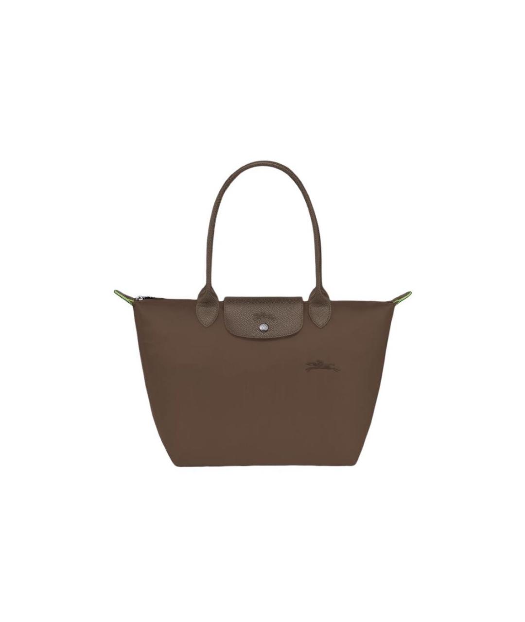 LONGCHAMP Коричневая сумка тоут, фото 1