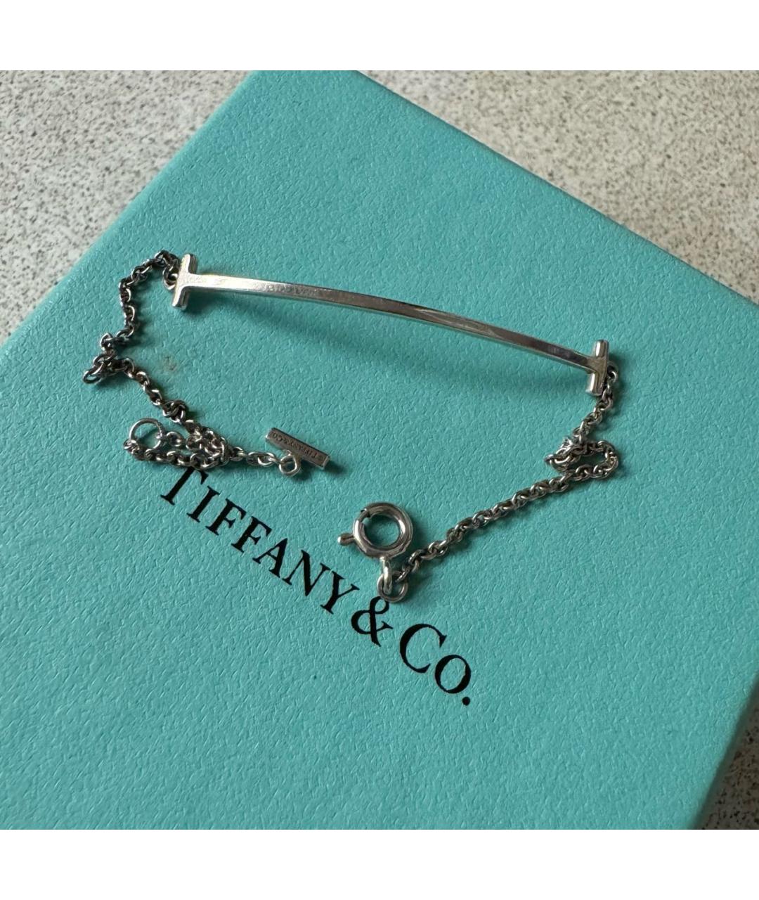 TIFFANY&CO Серебрянный серебряный браслет, фото 2