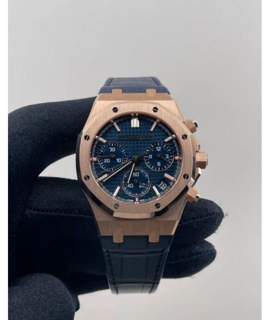 Audemars Piguet Синие часы из розового золота, фото 2