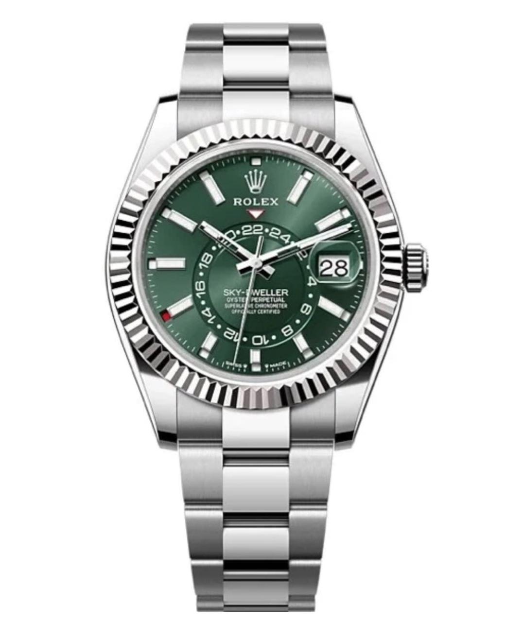 ROLEX Зеленые часы, фото 1