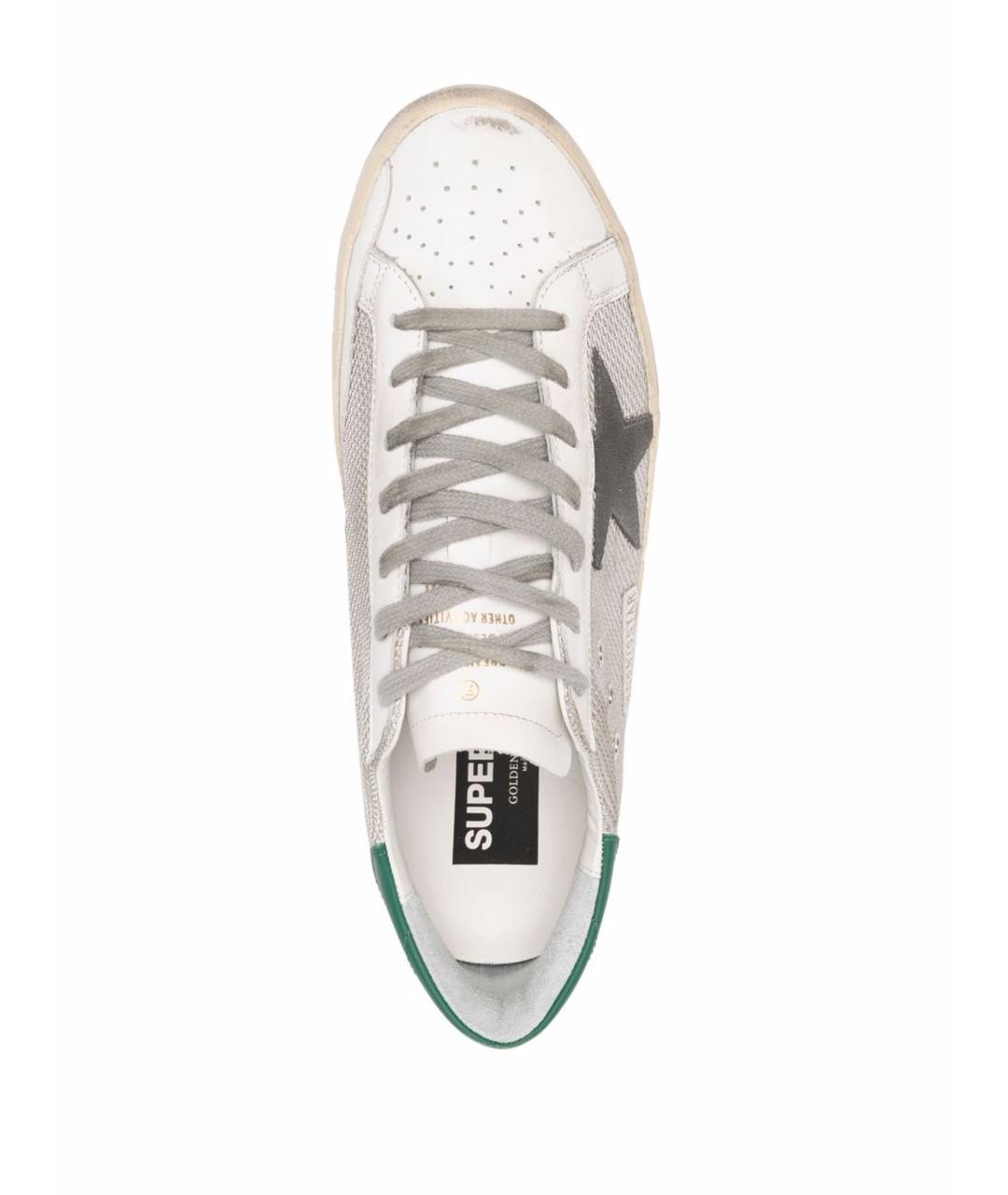 GOLDEN GOOSE DELUXE BRAND Серые текстильные низкие кроссовки / кеды, фото 3