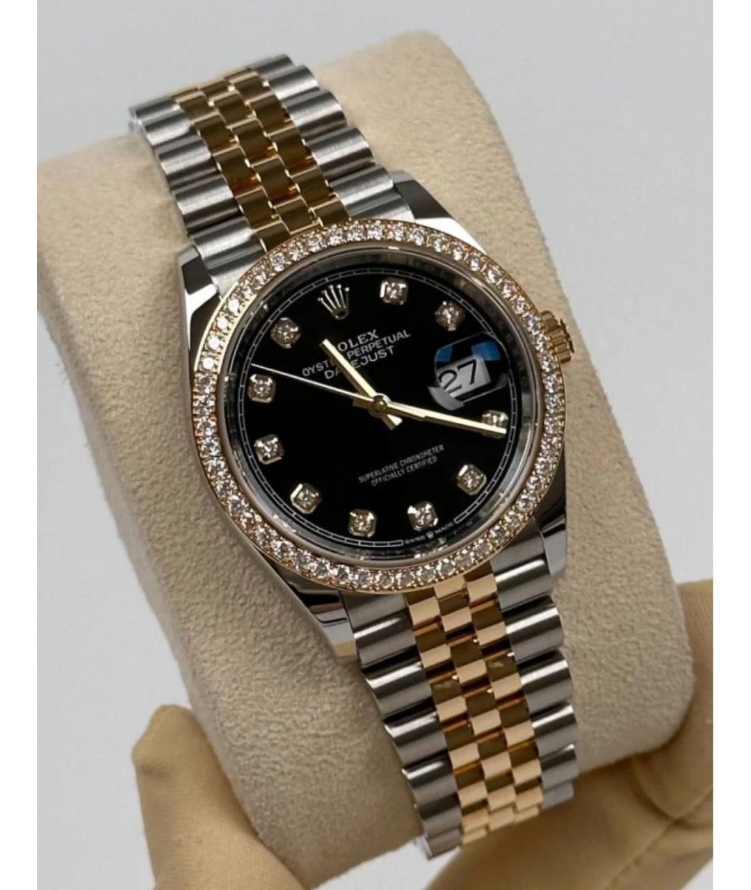 ROLEX Серебряные часы из желтого золота, фото 3