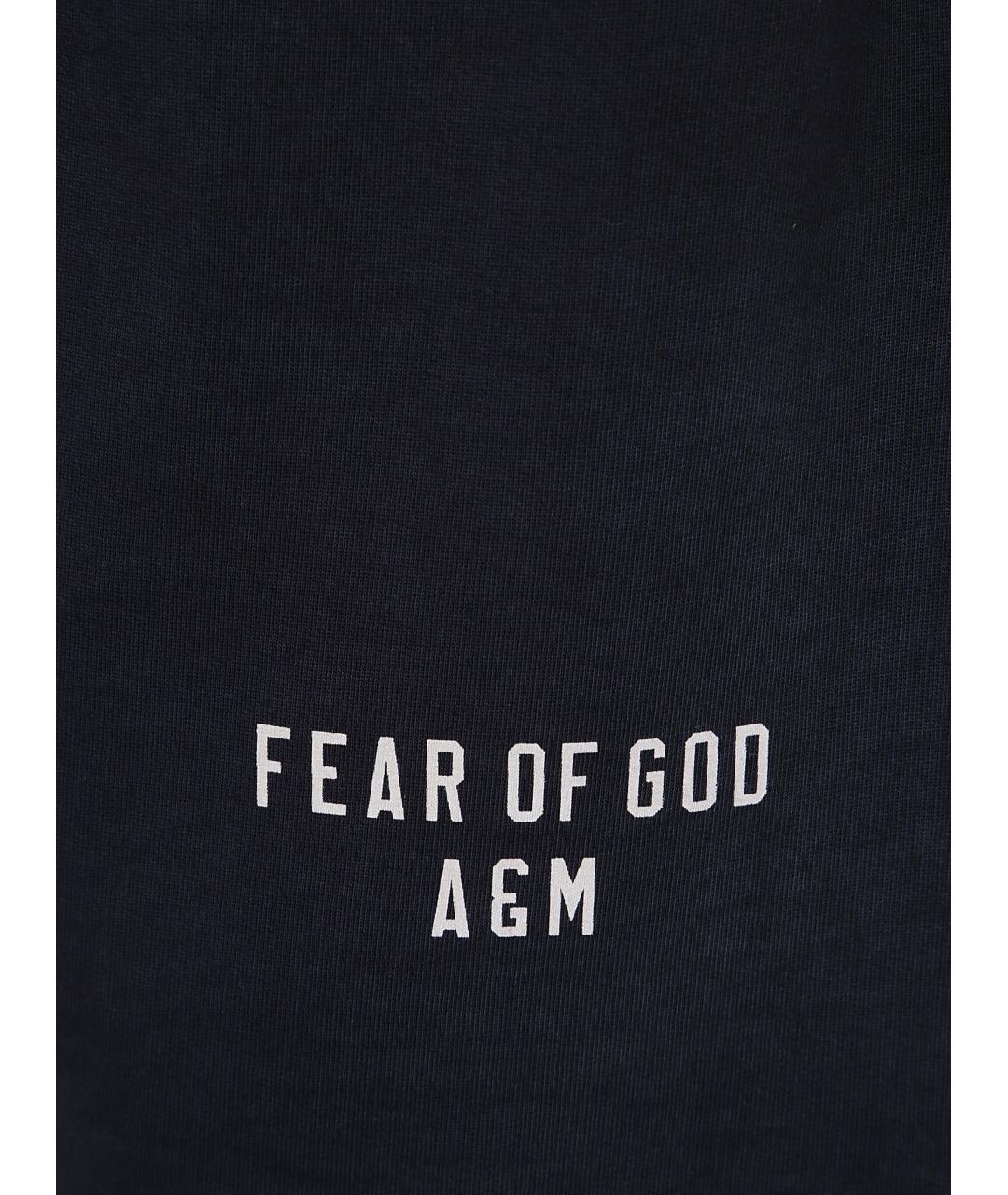 FEAR OF GOD ESSENTIALS Черные хлопковые шорты, фото 5