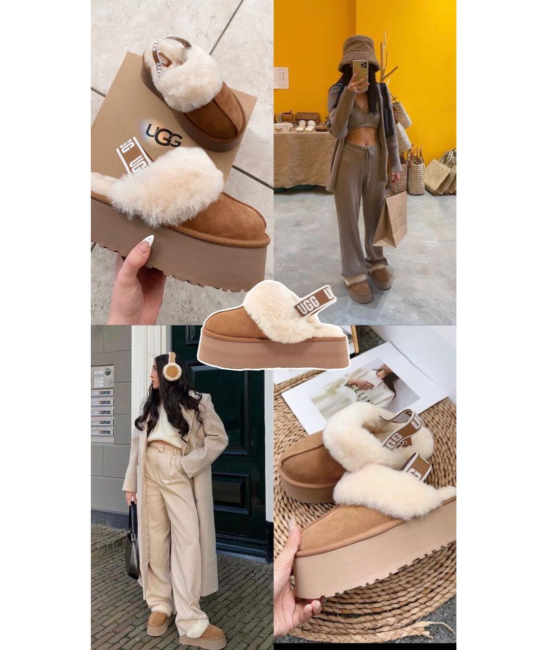 UGG AUSTRALIA Коричневые замшевые мюли, фото 8