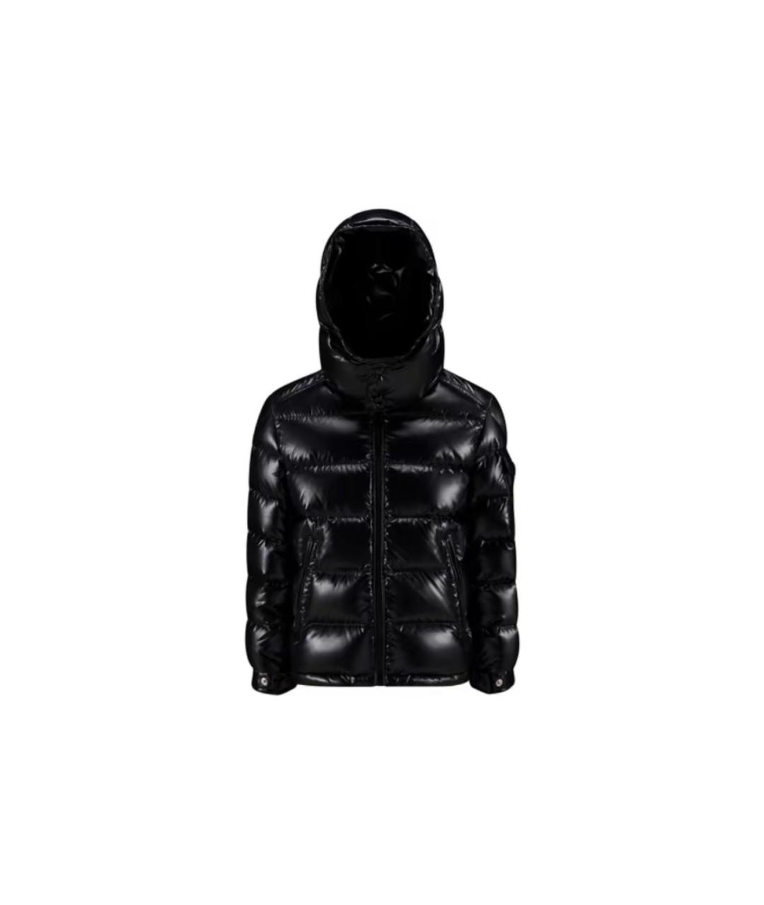 MONCLER Черная полиамидовая куртка, фото 1