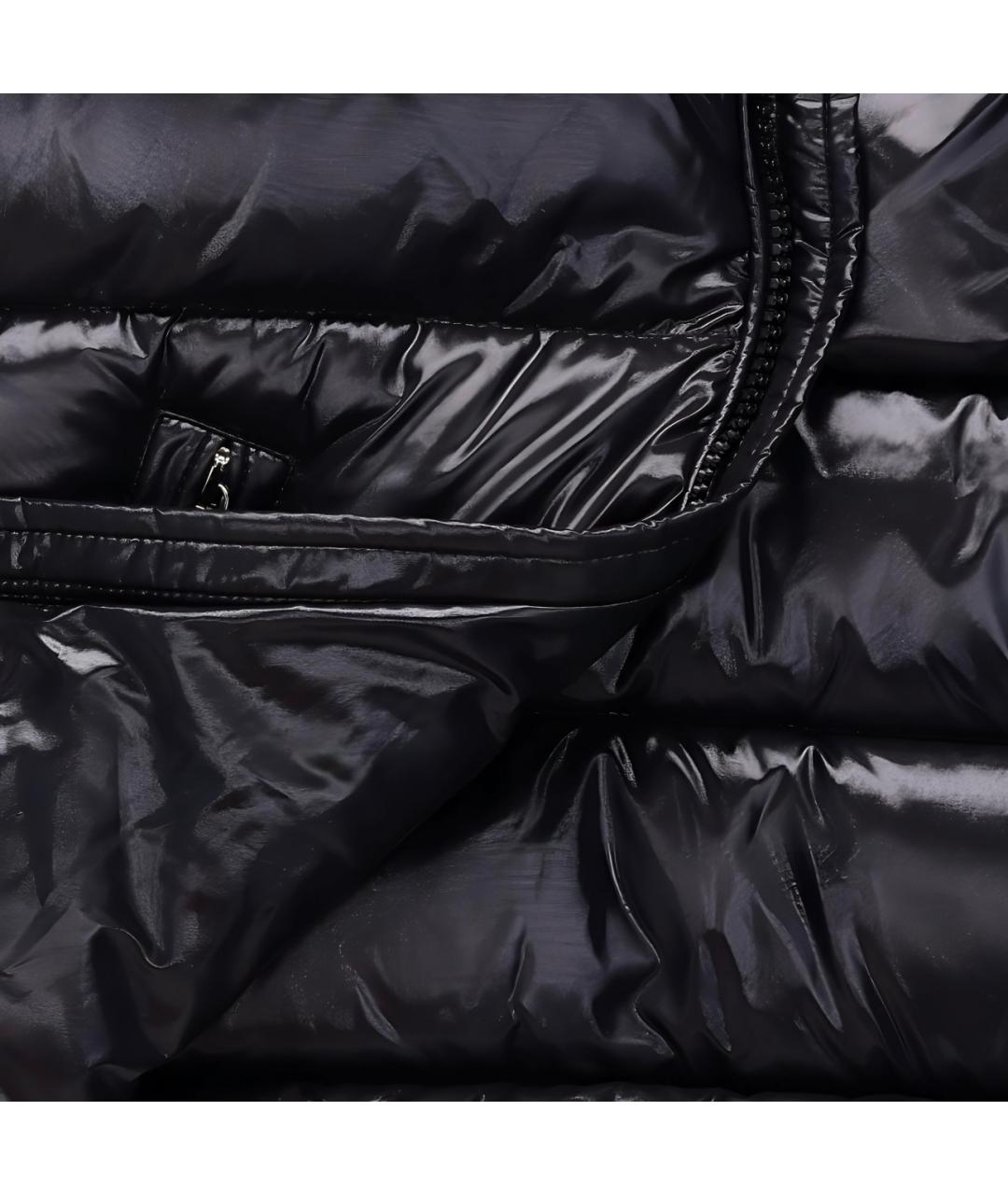 MONCLER Черная полиамидовая куртка, фото 4
