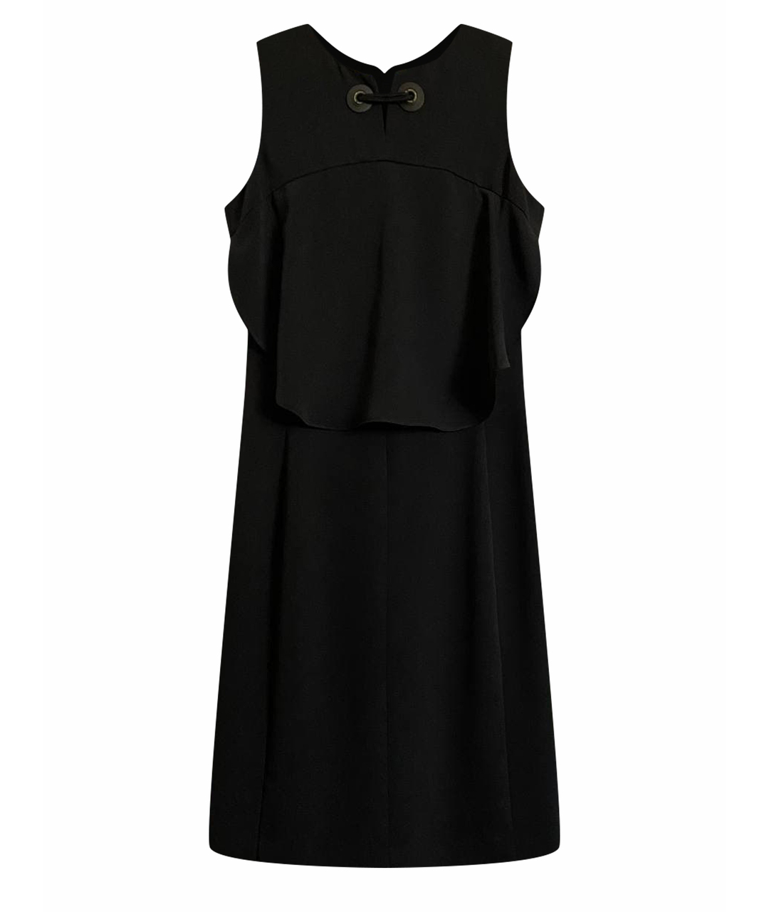 EMPORIO ARMANI Черное полиэстеровое коктейльное платье, фото 1