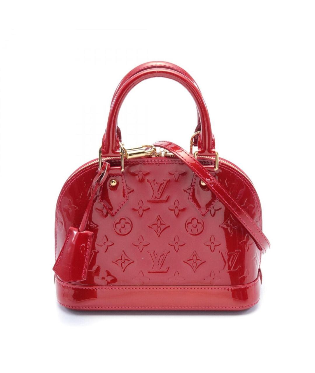 LOUIS VUITTON Красная кожаная сумка через плечо, фото 1