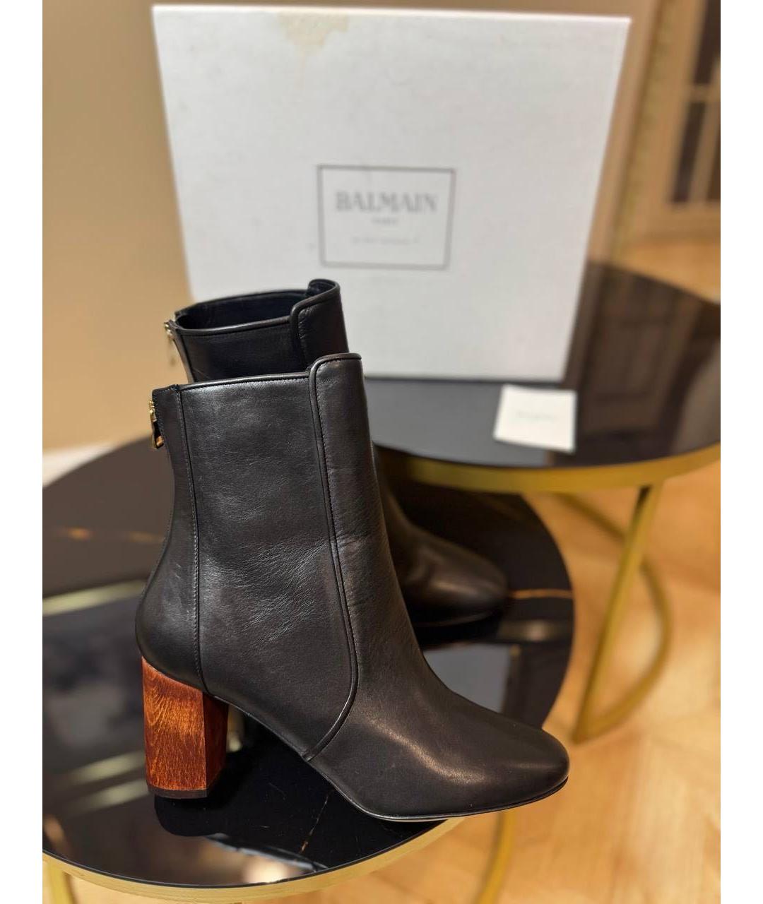 BALMAIN Черные сапоги, фото 2