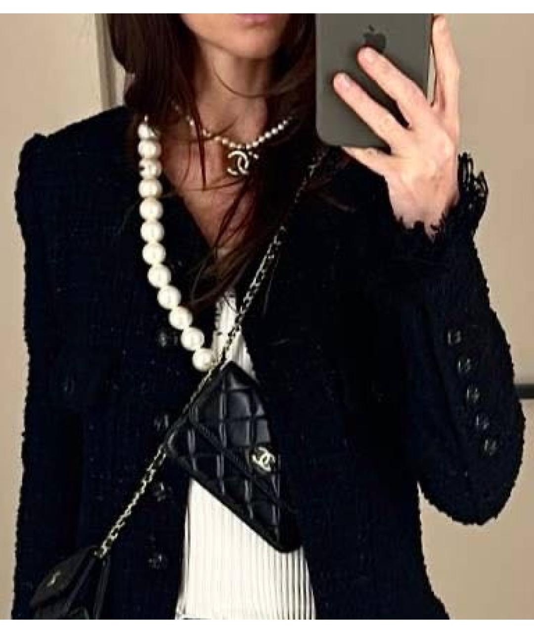 CHANEL Белое жемчужное колье, фото 5