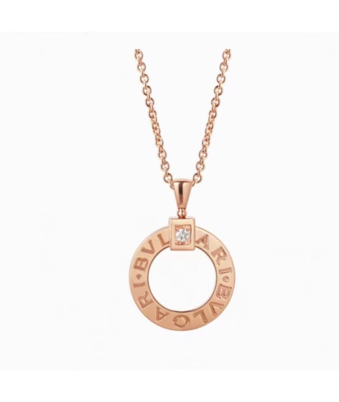 BVLGARI Розовое колье из розового золота, фото 6