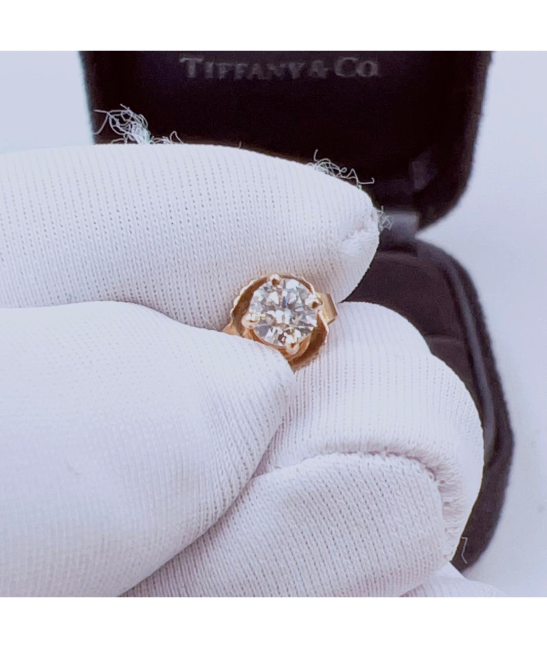 TIFFANY&CO Розовые серьги из розового золота, фото 4