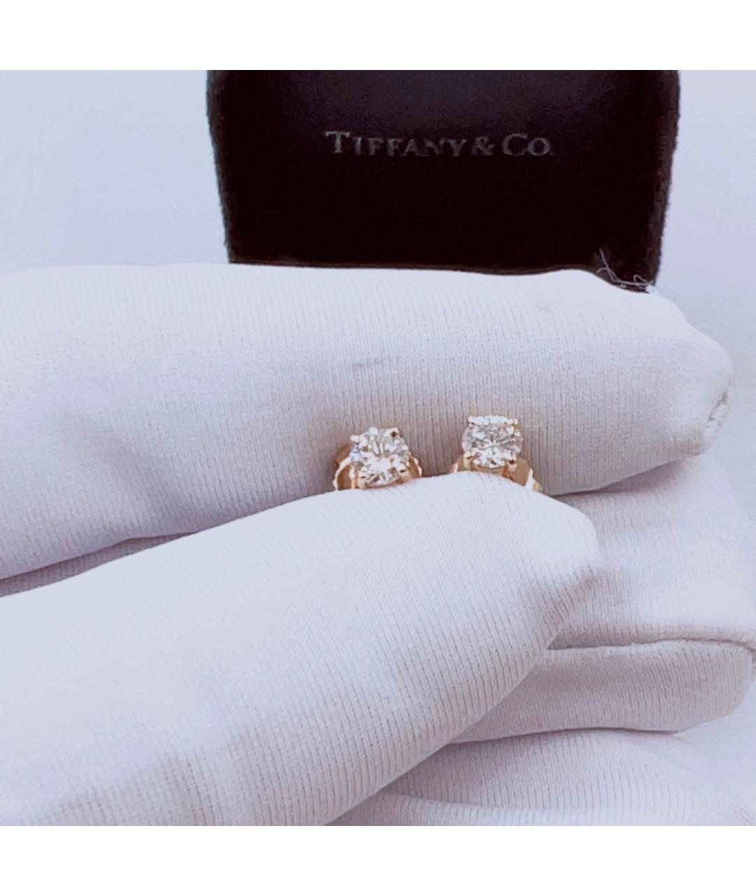 TIFFANY&CO Розовые серьги из розового золота, фото 3