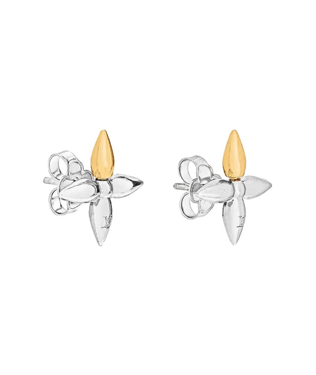LOUIS VUITTON Серебряные металлические серьги, фото 1