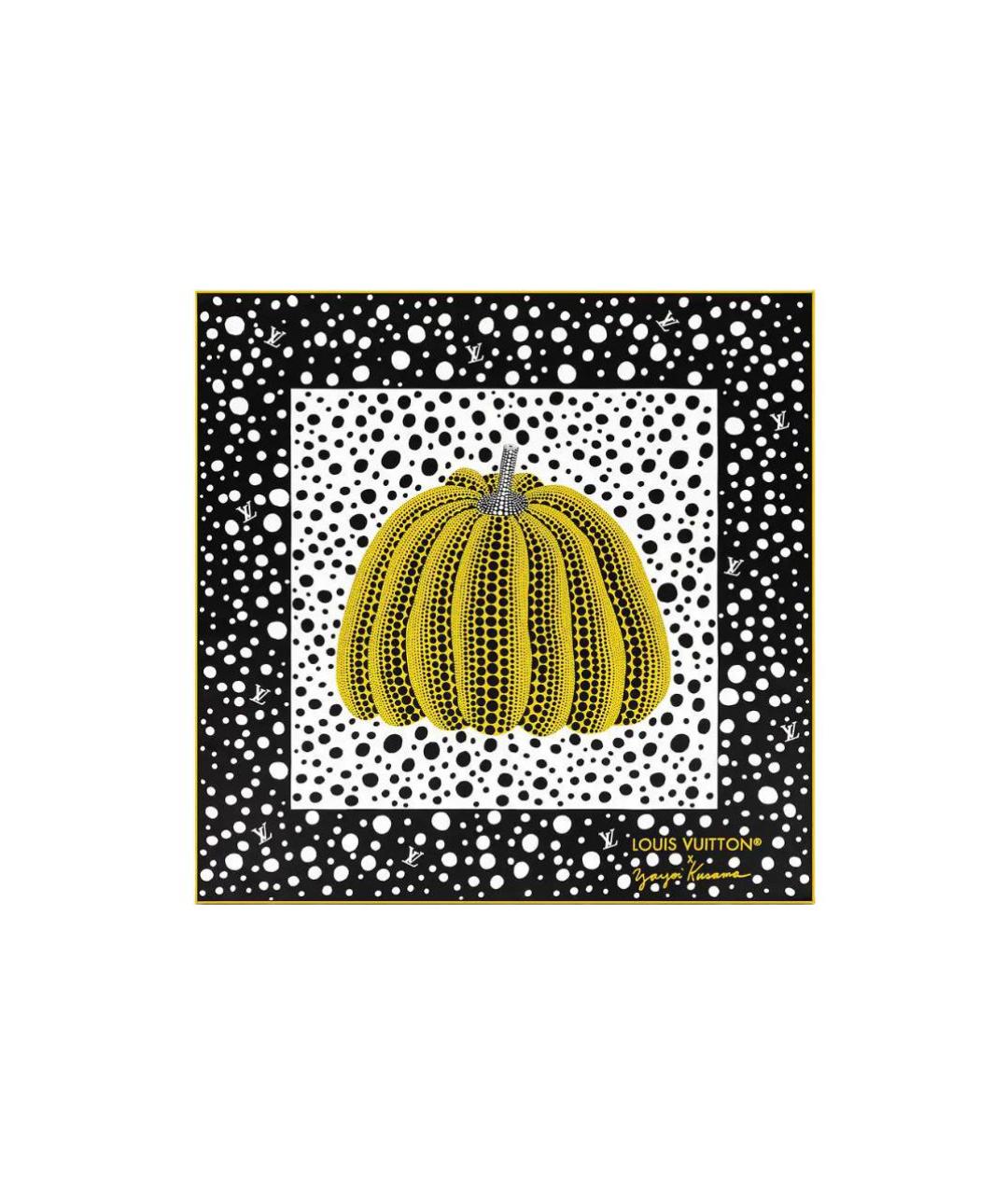 LOUIS VUITTON Черный шарф, фото 1