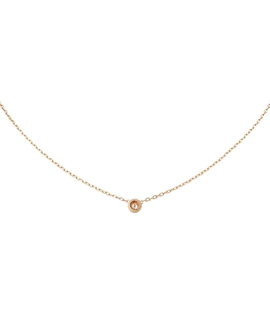 CARTIER Золотая цепочка из розового золота, фото 1
