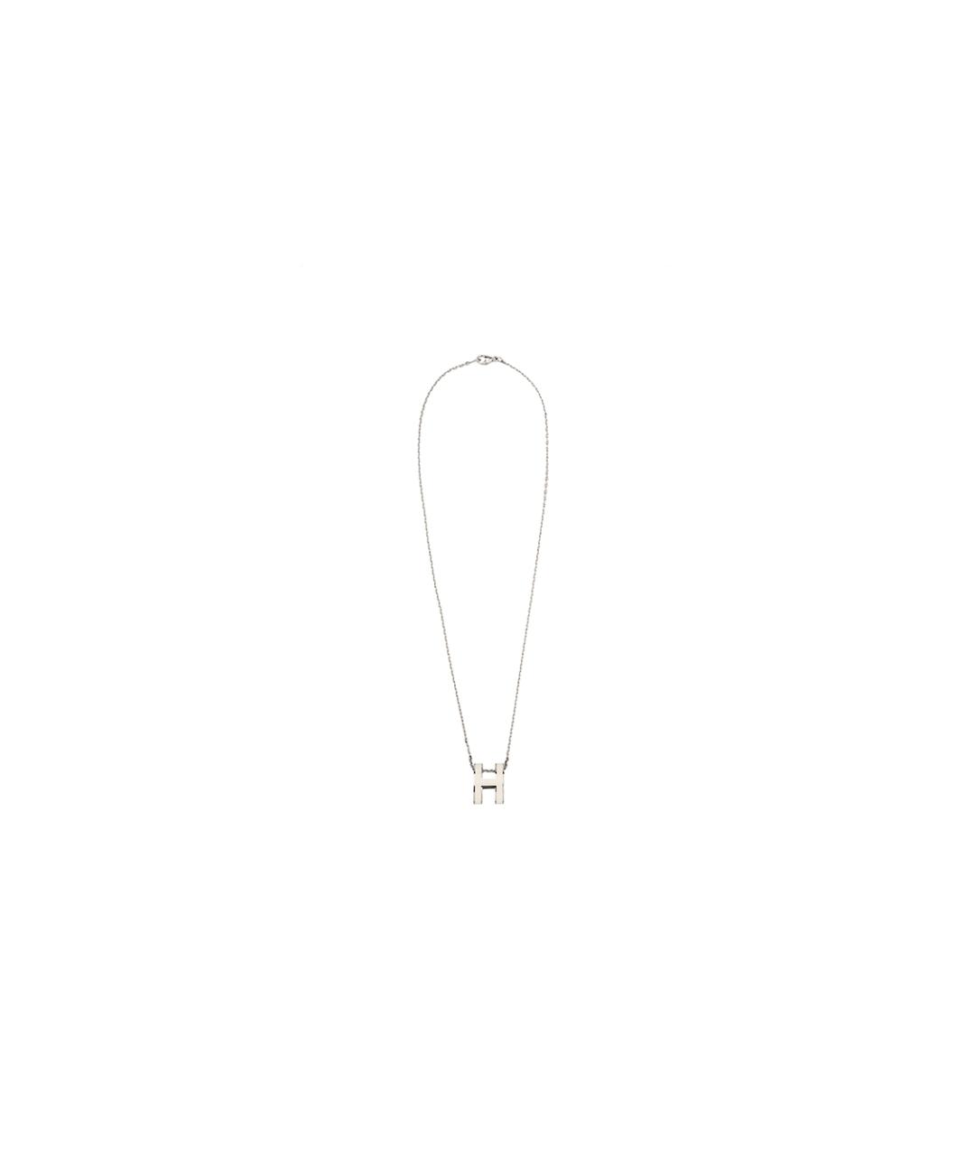 HERMES Серебряная металлическая подвеска, фото 2