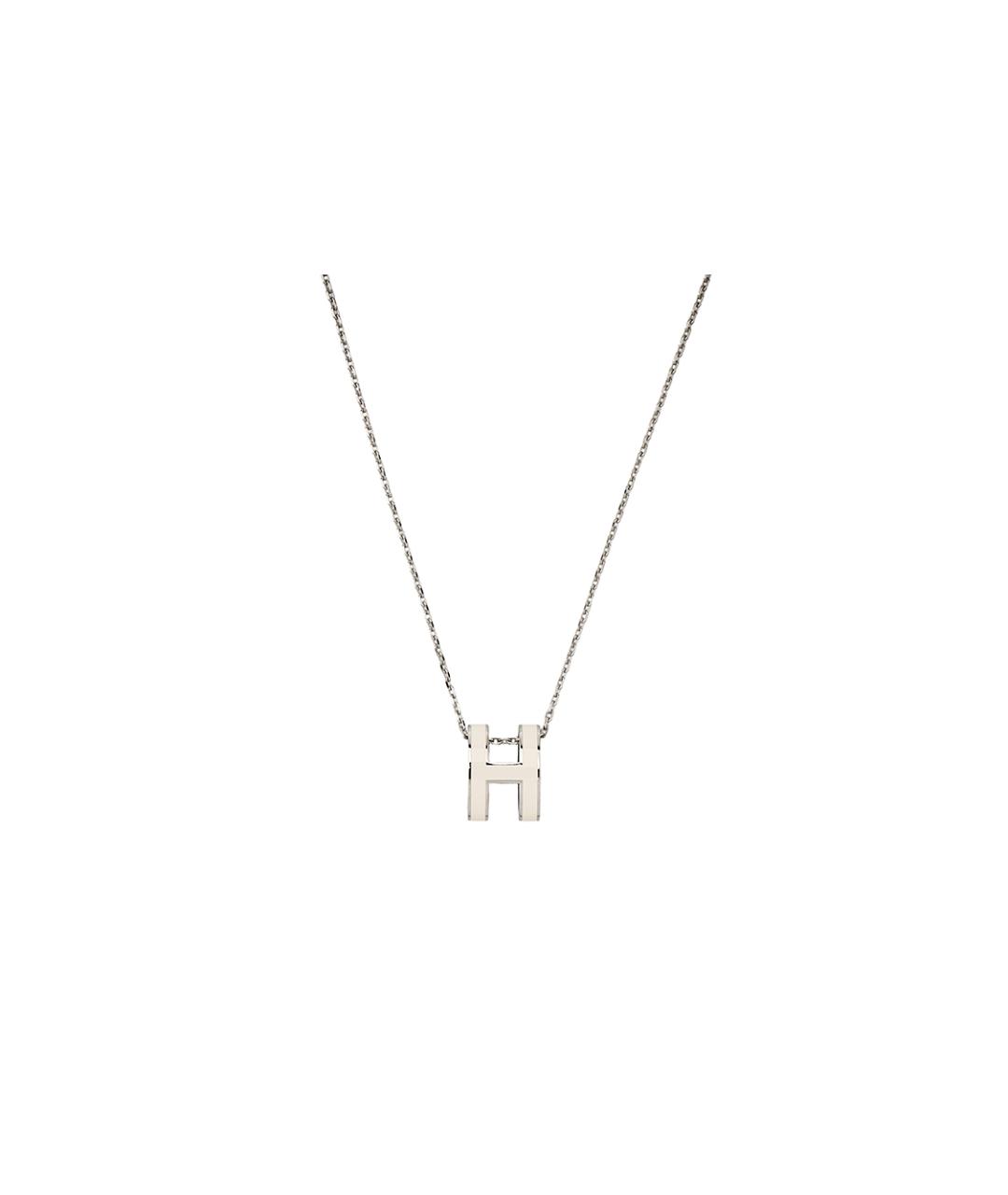HERMES Серебряная металлическая подвеска, фото 1